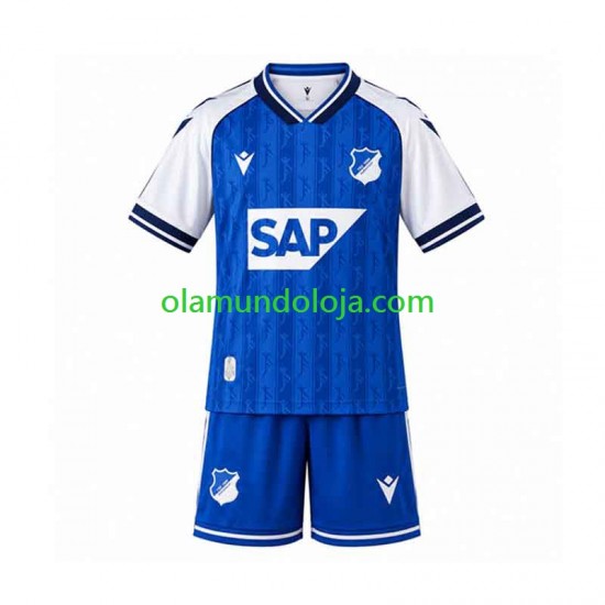 Camisola Hoffenheim Criança Equipamento Primeiro 2026-2027 Manga Curta